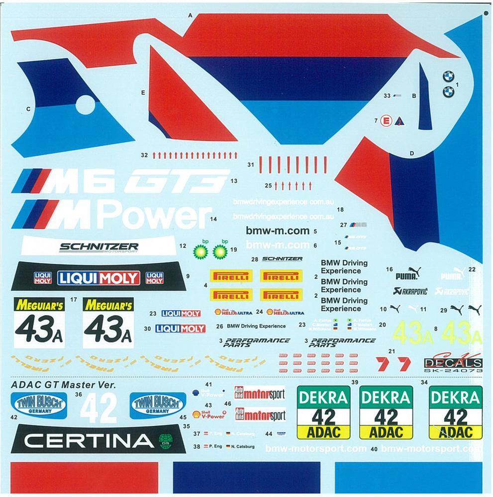 ץå/nunu 1/24 졼󥰥꡼ BMW M6 GT3 2016 GT꡼ ꥢ ĥ