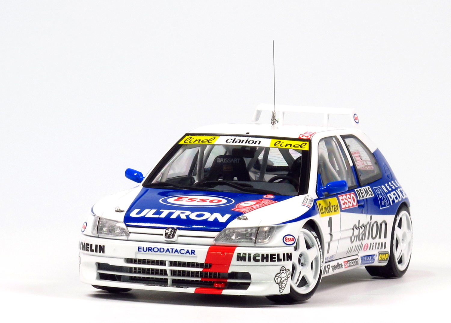 PLATZ/NUNU 1/24 PEUGEOT 306 MAXI 1996 Monte Carlo Rally Set