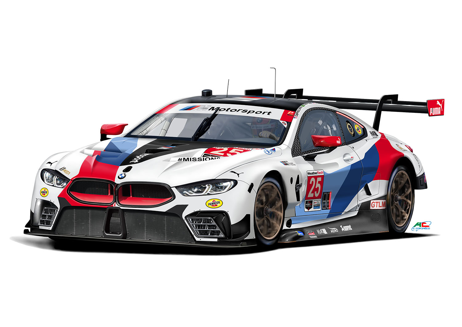 1/24졼󥰥꡼ BMW M8 GTE 2019 ǥȥ24֥졼 ʡ - ɥĤ