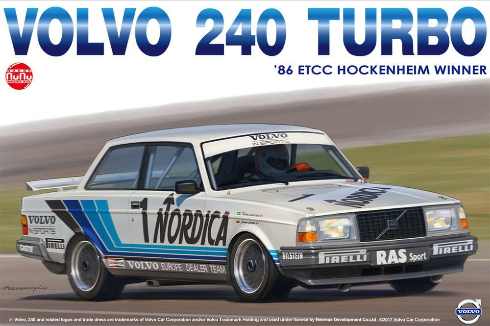 PLATZ/nunu 1/24 VOLVO 240 TURBO '86 ETCC HOCKENHEIM WINNER