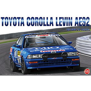 PLATZ/NUNU 1/24 TOYOTA COROLLA LEVIN AE92 '89 SPA 24 HOURS