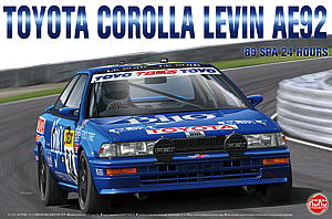 PLATZ/NUNU 1/24 TOYOTA COROLLA LEVIN AE92 '89 SPA 24 HOURS