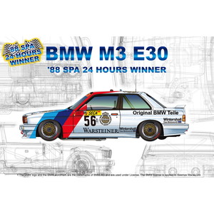 PLATZ/NUNU 1/24 BMW M3 E30 '88 SPA 24 HOURS WINNER