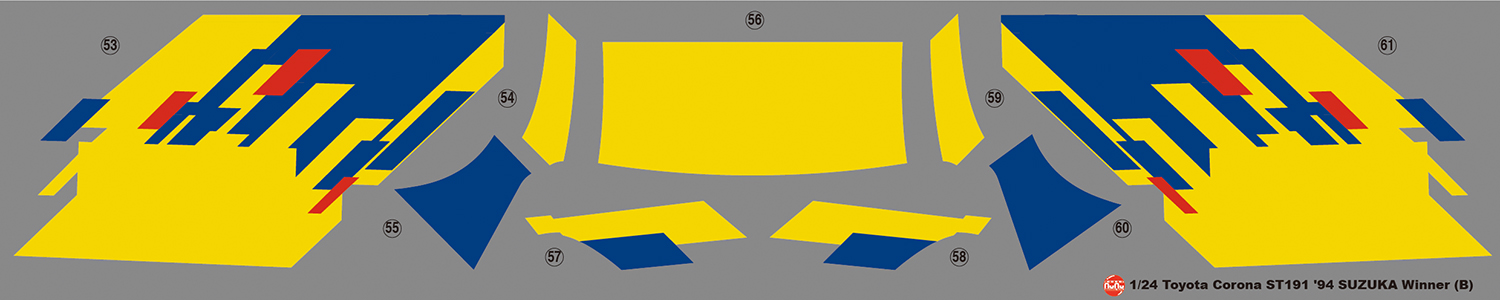 PLATZ/NUNU 1/24 TOYOTA CORONA ST191 '94 JTCC SUZUKA Winner
