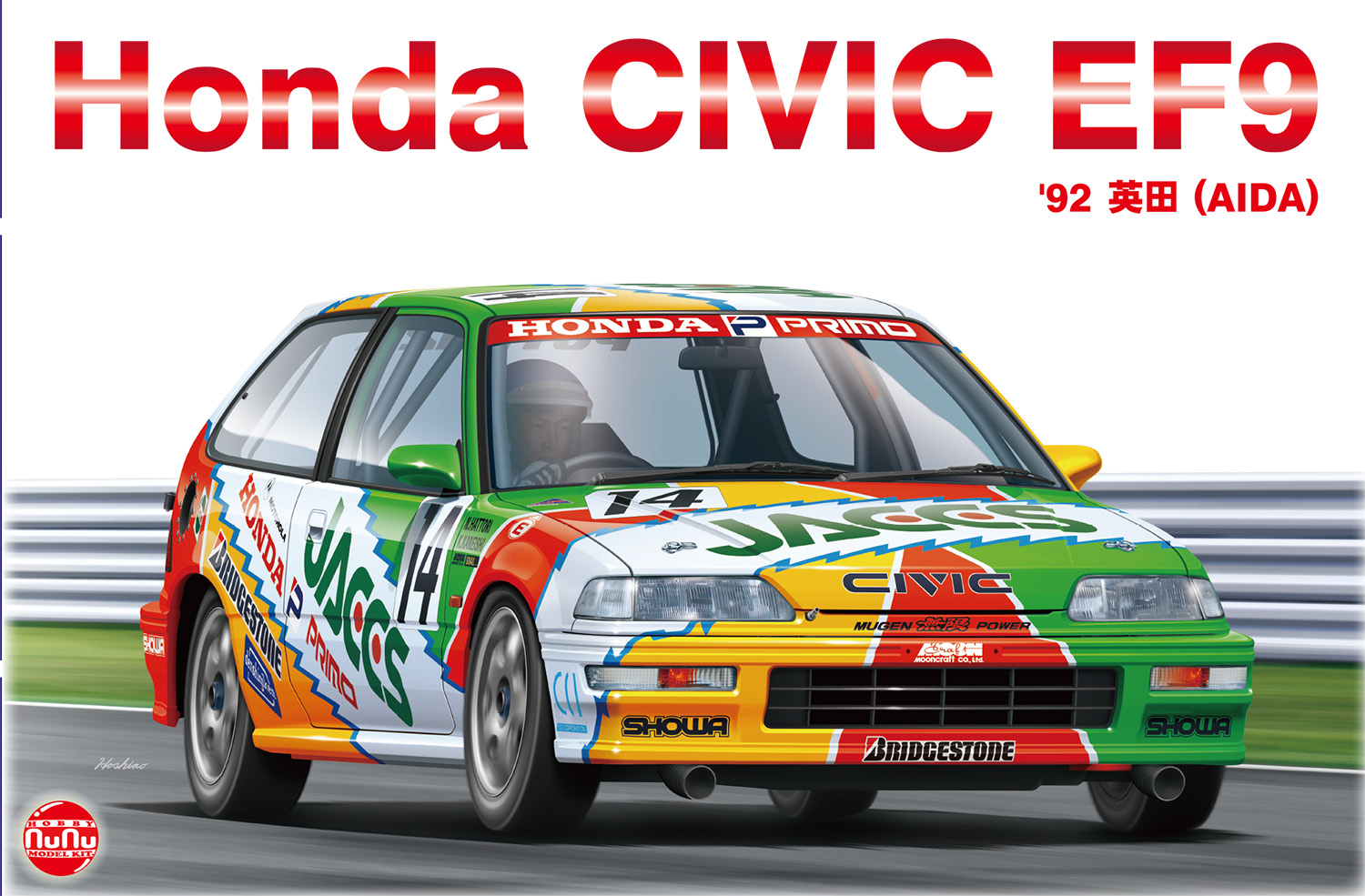 PLATZ/NUNU 1/24 Racing Series: HONDA CIVIC EF9 '92  (AIDA)