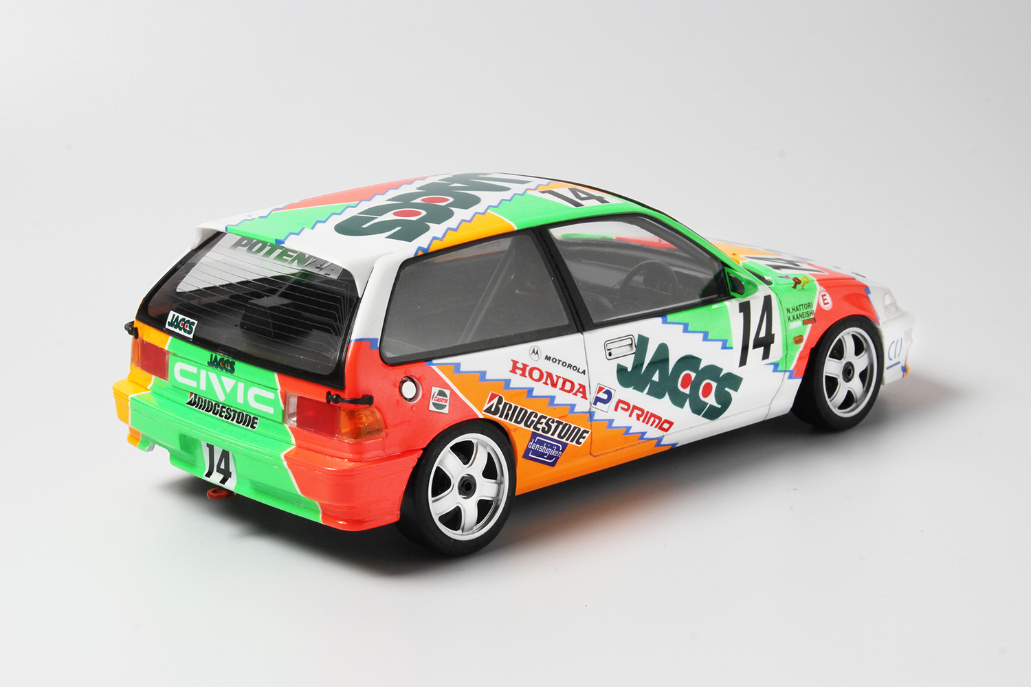 PLATZ/NUNU 1/24 Racing Series: HONDA CIVIC EF9 '92 英田 (AIDA)