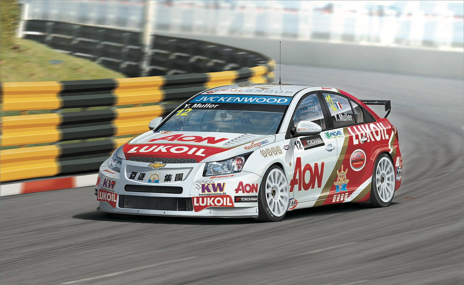 PLATZ / NUNU 1/24 Racing Series Chevrolet Cruze 1.6T '13 WTCC Wo