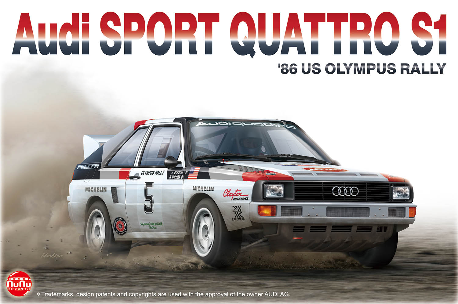 PLATZ / NUNU 1/24 Audi Sport Quattro S1 86 US Olympus Rally