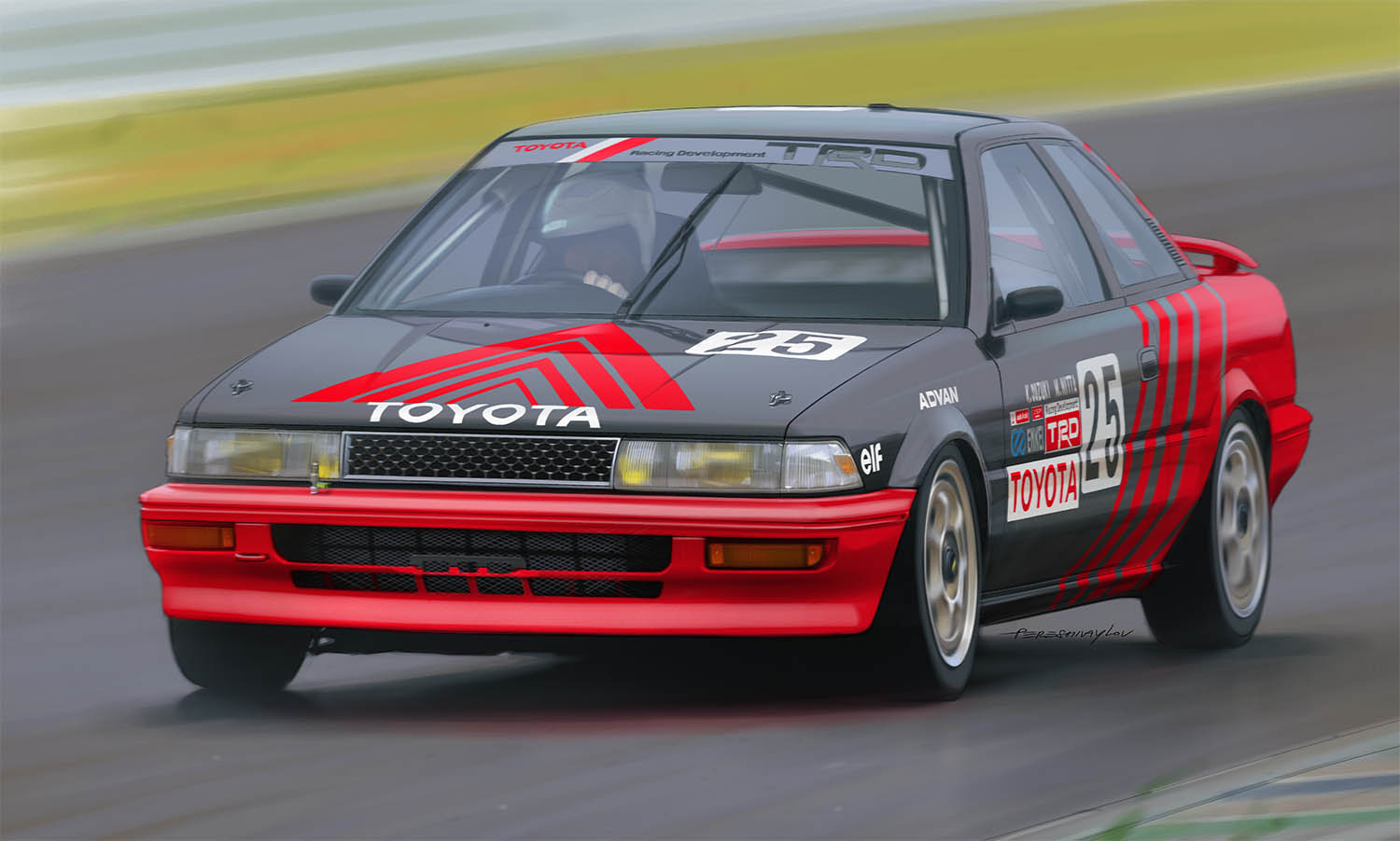 PLATZ/NUNU 1/24 TOYOTA COROLLA LEVIN AE92 1991 JTC Autopolis