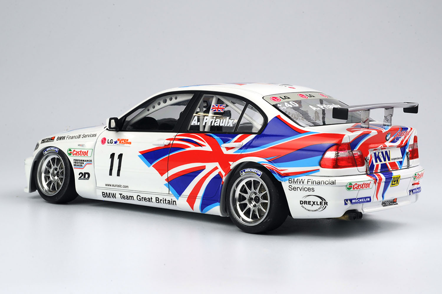 PLATZ/NUNU 1/24 BMW 320i E46 2004 ETCC DONINGTON WINNER