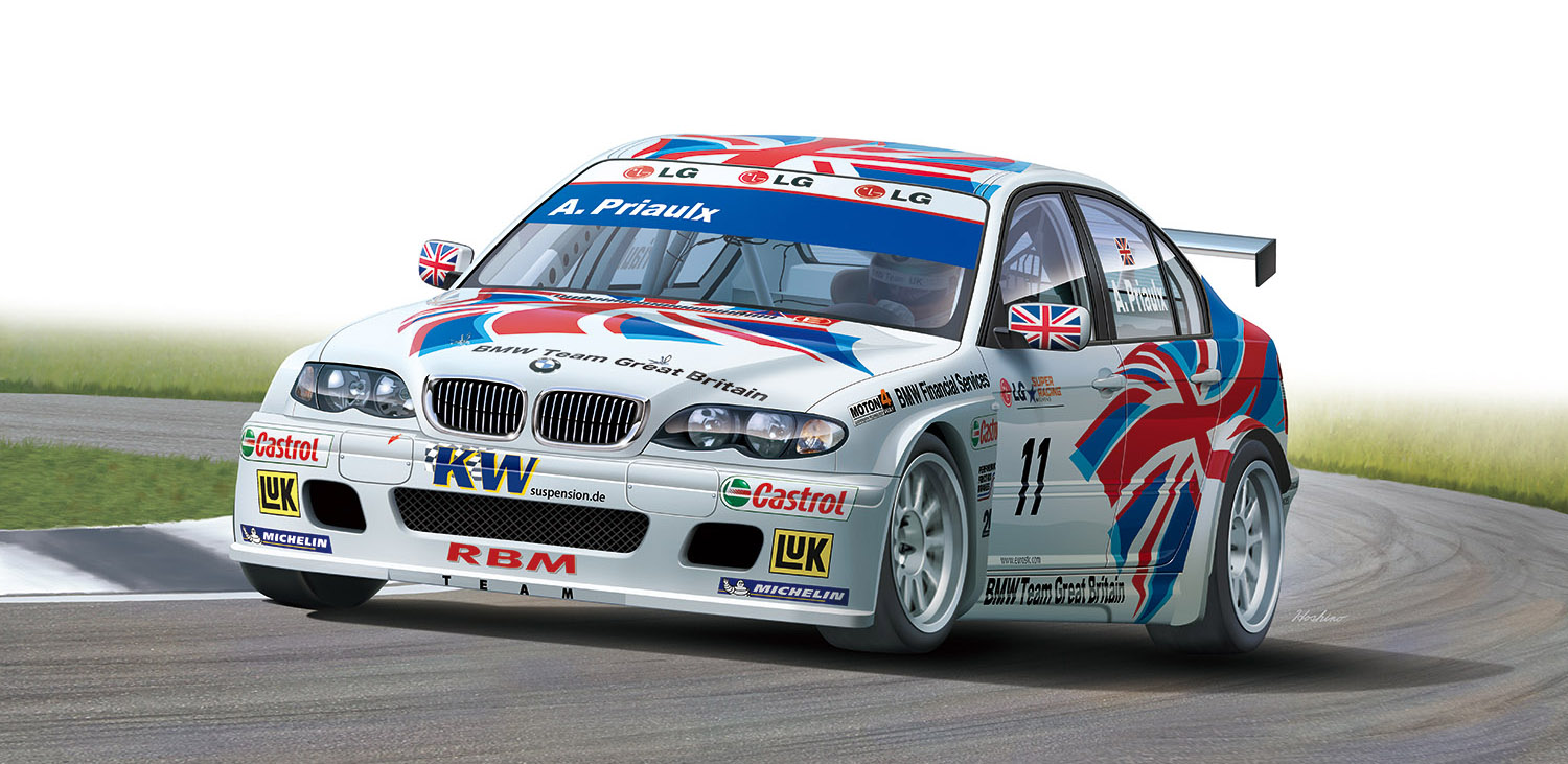 PLATZ/NUNU 1/24 BMW 320i E46 2004 ETCC DONINGTON WINNER