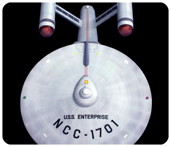 POLAR LIGHTS STER TREK 1/1000 NCC-1701 U.S.S Enterprise