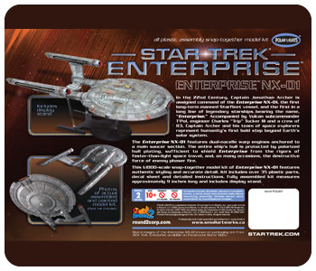 POLAR LIGHTS STER TREK 1/1000 NX-01 Enterprise