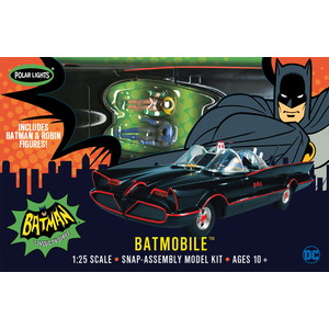 ポーラライツ1 25 1966 バットモービル バットマン ロビンフィギュア付き スナップキット Pol965 6 380円 プラモデル 模型メーカー 有限会社プラッツ 飛行機 戦車などの製造 販売 静岡 Platz Co Ltd