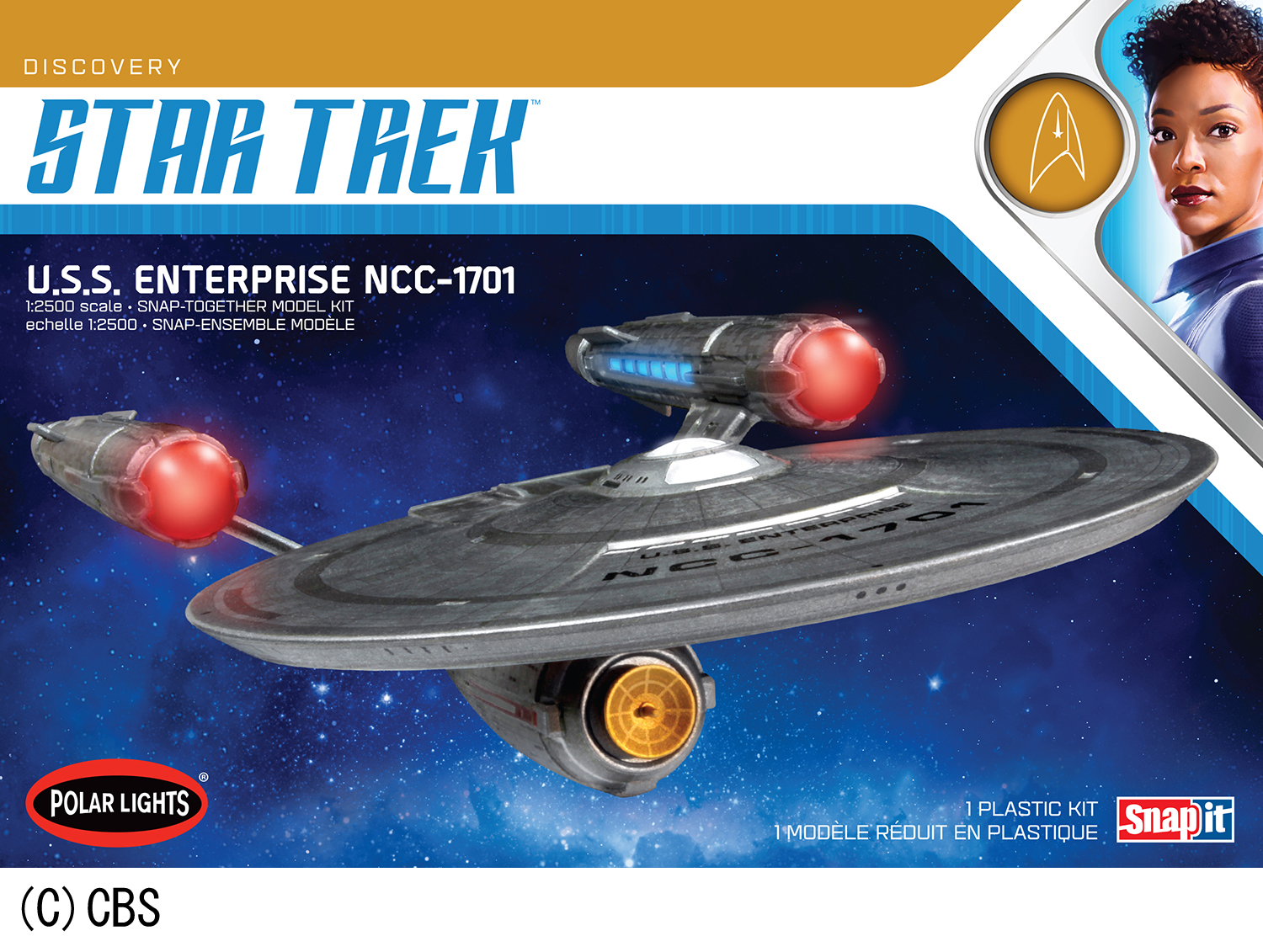 【中古】バンダイ　スタートレック 1/1700 U.S.S.エンタープライズE型 249105016470