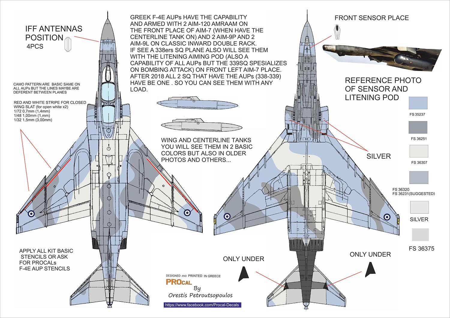 1/32 ꥷ F-4Eեȥ 338 60(66)ǯ "PIOU" ǥ륻å - ɥĤ