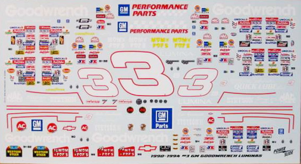 ѥ饤ɥǥ 1/25 NASCAR ܥ졼 ߥ #3 ǥ롦ϡ 1990-94 - ɥĤ