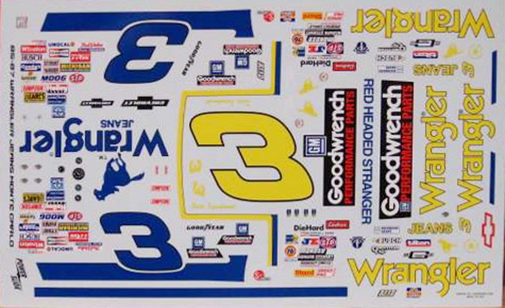 ѥ饤ɥǥ 1/25 NASCAR ӡ ƥ #3 ǥ롦ϡ 1985-87