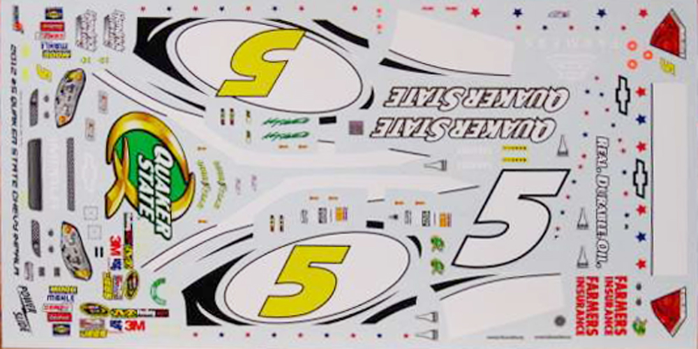 ѥ饤ɥǥ 1/25 NASCAR ѥ #5  2012 - ɥĤ