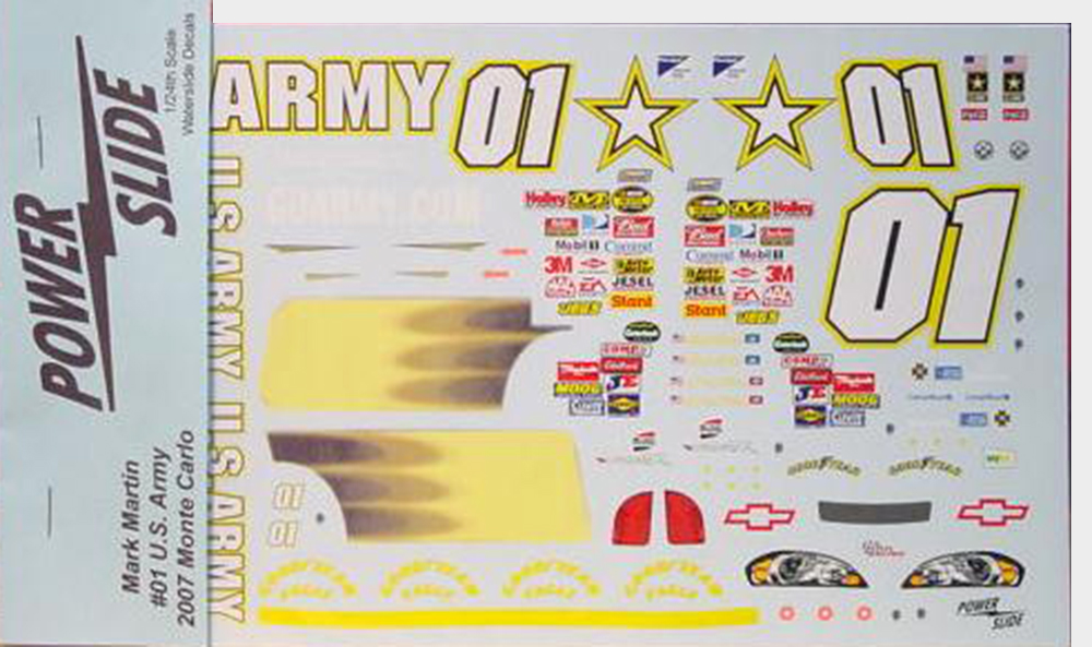 ѥ饤ɥǥ 1/25 NASCAR ӡ ƥ #01 U.S.Army ޡޡƥ 2007