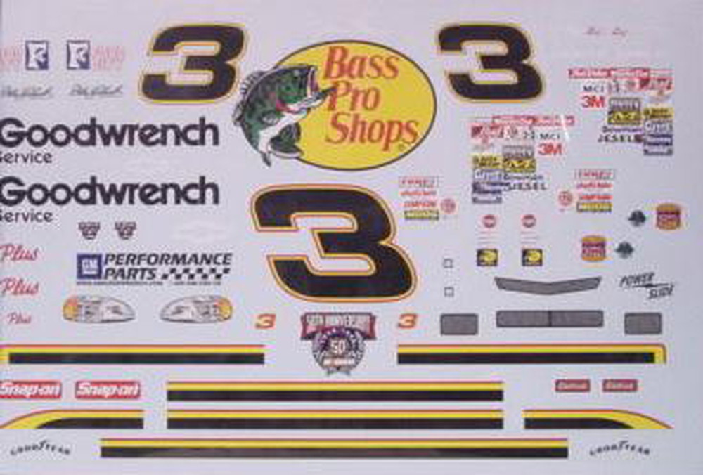 ѥ饤ɥǥ 1/25 NASCAR ӡ ƥ #3 ǥ롦ϡ 1998 - ɥĤ