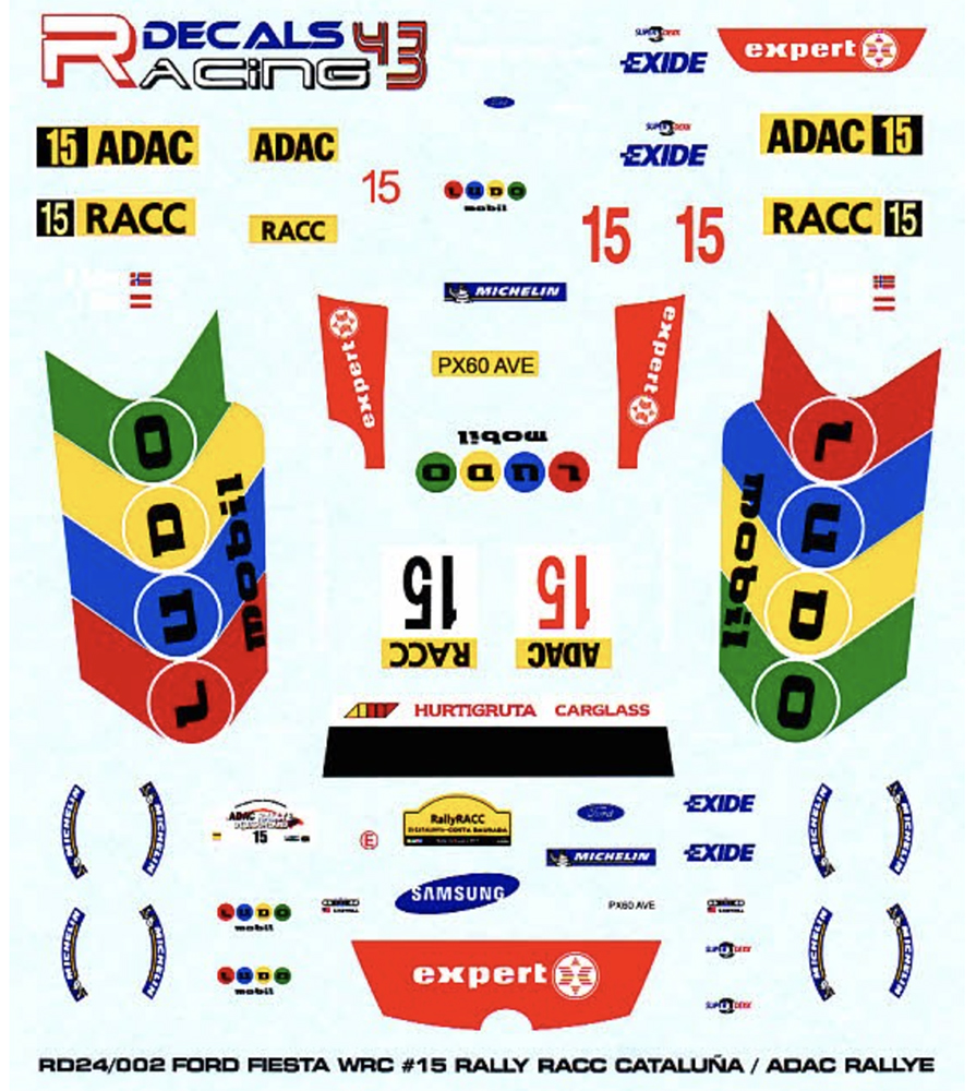 졼󥰥ǥ43 1/24 ե ե WRC No.15 ADAC꡼ ɥ 2011