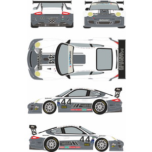 レーシングデカール43 1/24 ポルシェ 911 GT3 カーNo. Rolex デイトナ24時間 2012
