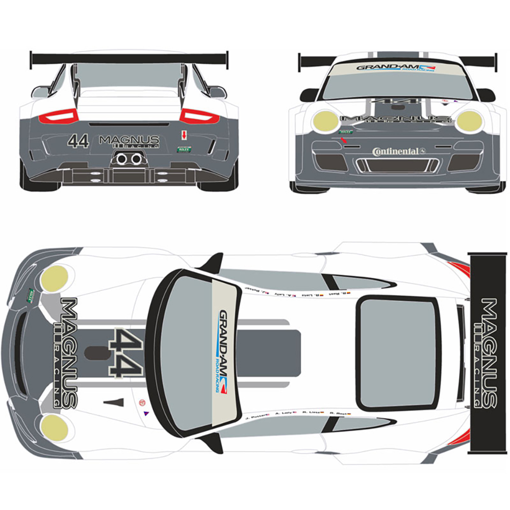 졼󥰥ǥ43 1/24 ݥ륷 911 GT3 No. Rolex ǥȥ24 2012