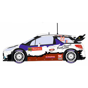 レーシングデカール43 1/24 シトロエンDS3 WRC　2013モンテカルロ・ラリー カーNo.22