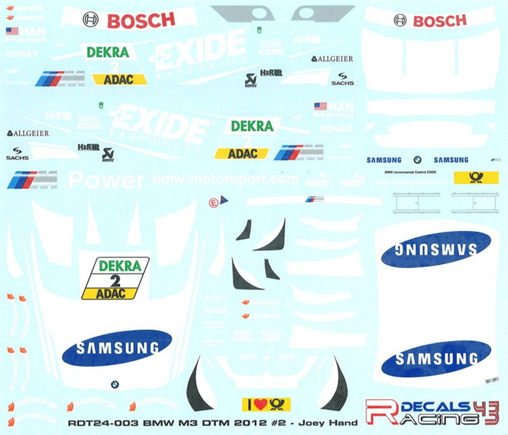 졼󥰥ǥ43 1/24 BMW M3 DTM 2013 RMG No.2 - ɥĤ