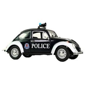 アイコニックレプリカ 1/18 VWビートル シンガポール警察タイプ