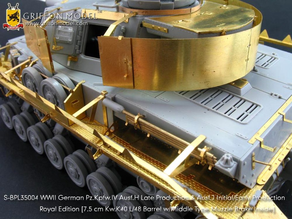 グリフォンモデル1/35 WW.II ドイツ軍 IV号戦車H型用ディテールアップパーツ スーパーボーナスセット - ウインドウを閉じる
