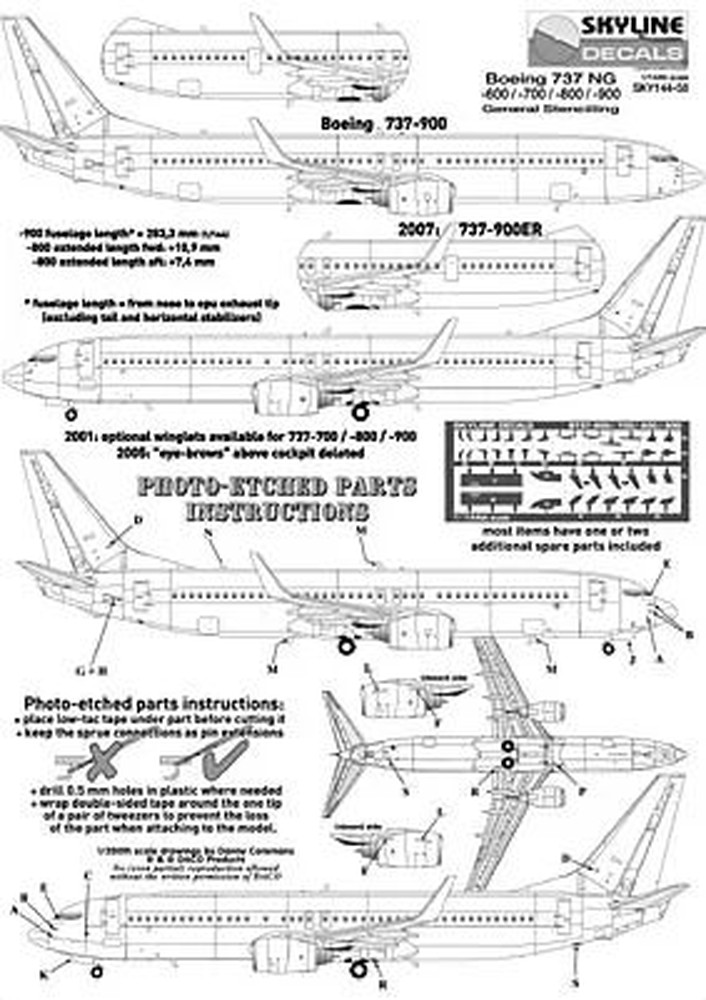  B737NG-600 --> -900 ѥɥ & ƥ󥷥ǥ(å󥰥ѡ°) - ɥĤ