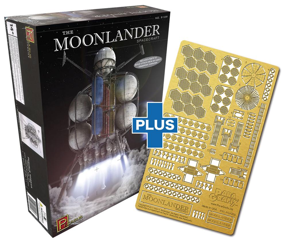 ペガサス/パラグラフィックス 1/350 ムーンランダー "フォン・ブラウン博士の月面探査機" 専用ディテールアップセット - ウインドウを閉じる
