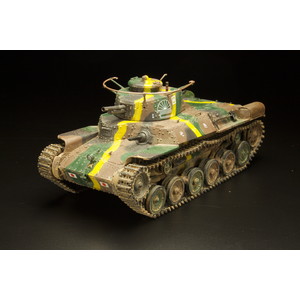 日本陸軍チハ97式中戦車プラモデル完成品