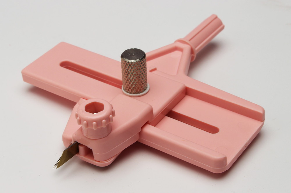 Circle Cutter Super Punch Compass Titanium Blade Special(Pink)