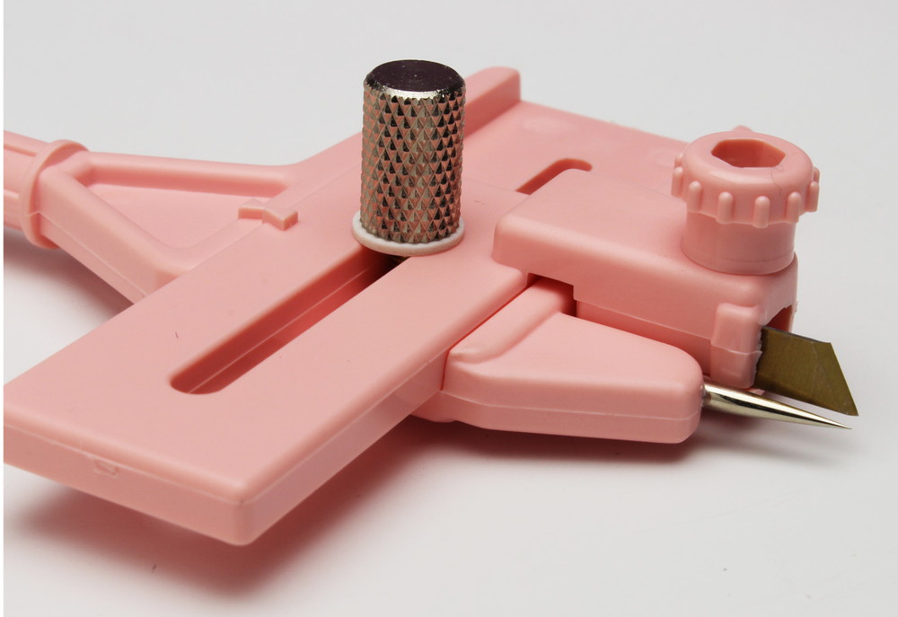 Circle Cutter Super Punch Compass Titanium Blade Special(Pink)