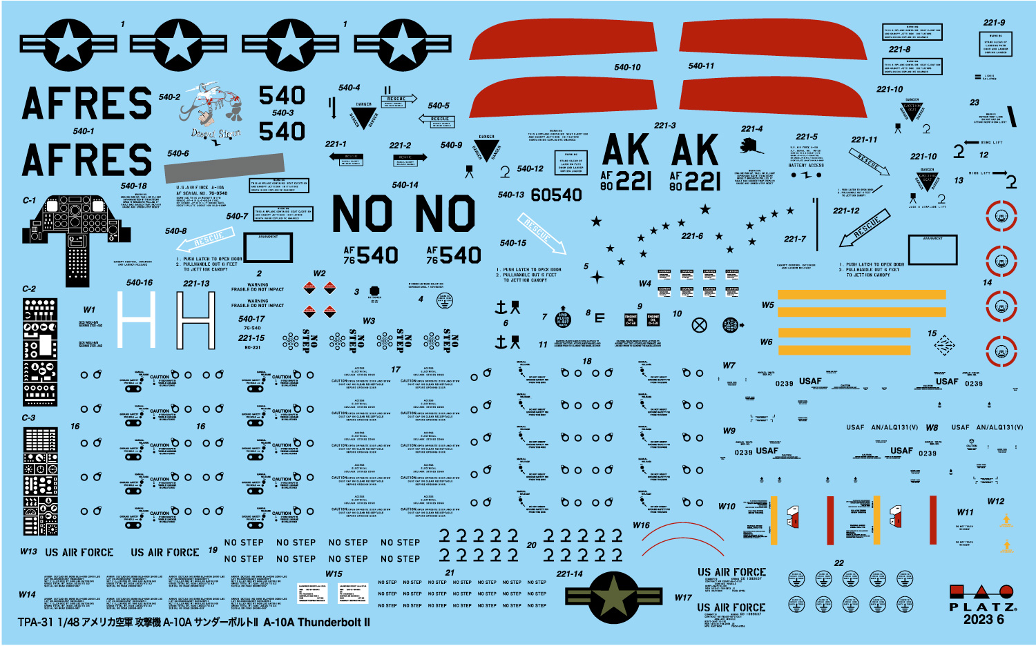 1/48 USAF ATTACKER A-10C THUNDERBOLT II "Osan Air Base"