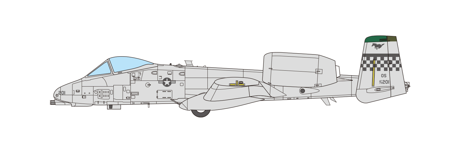 1/48 USAF ATTACKER A-10C THUNDERBOLT II "Osan Air Base"