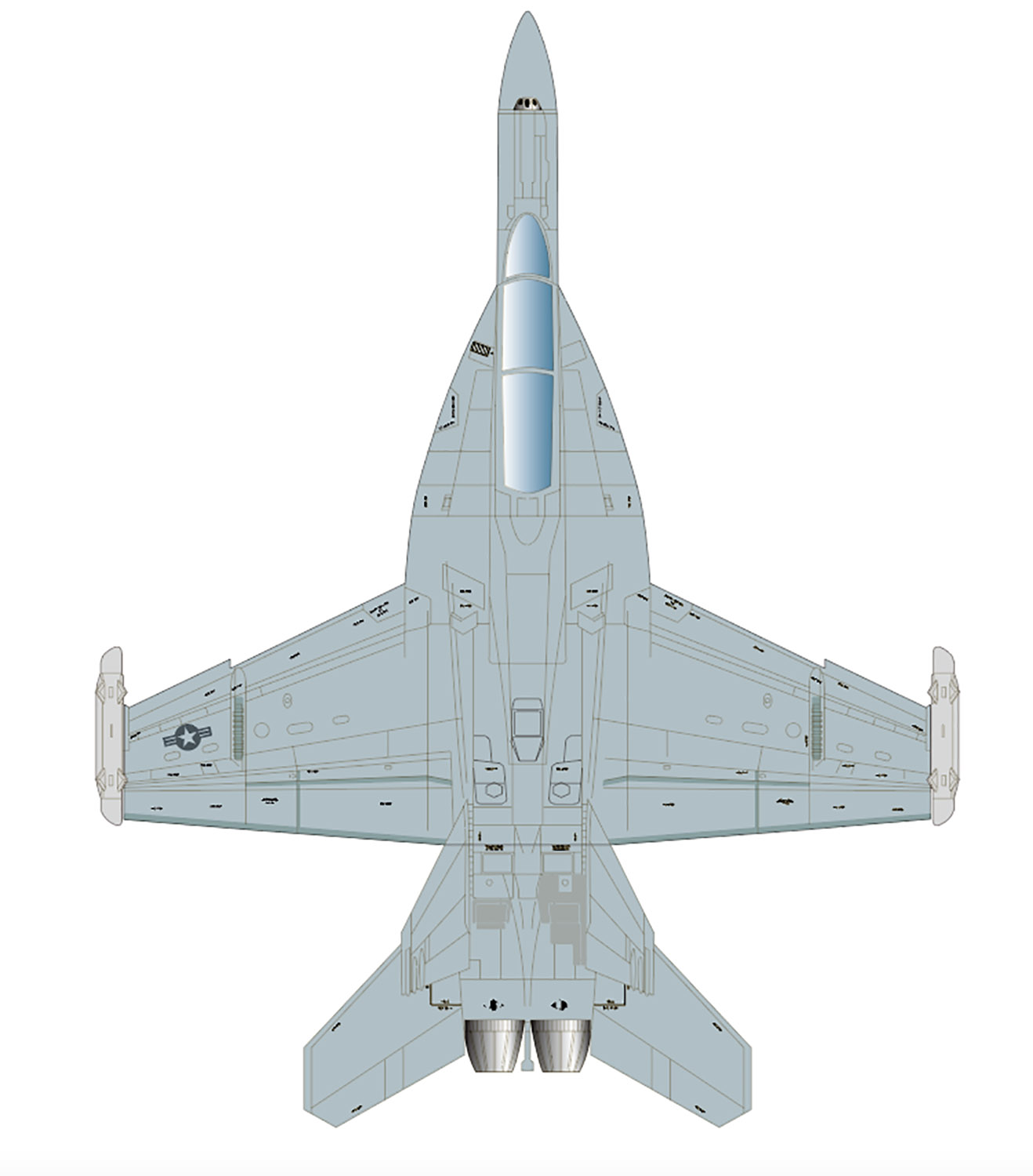 PLATZ/ITALERI 1/48 US NAVY EA-18G Growler "VAQ-141 Shadow hawks"