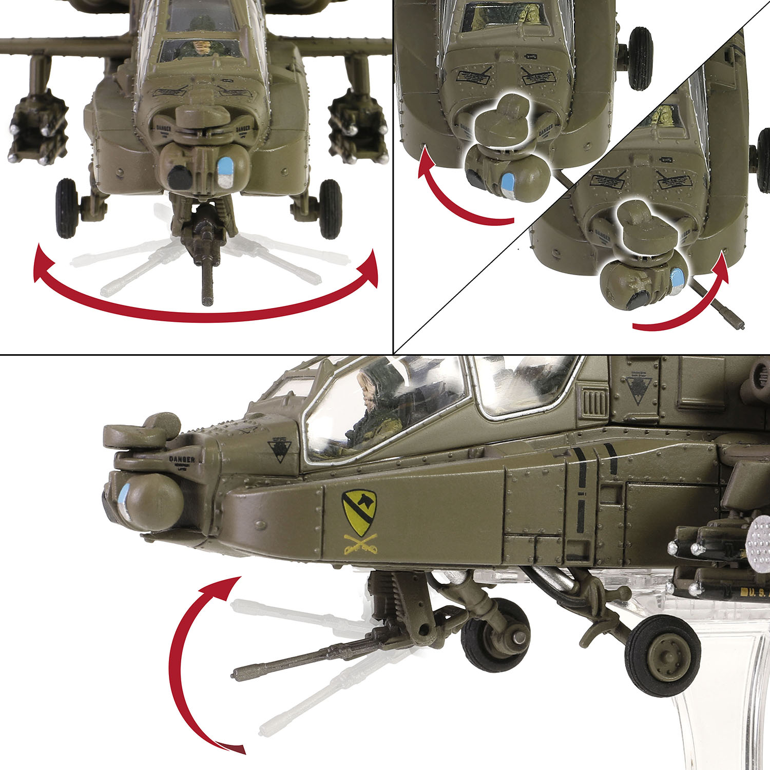 1/72 ꥫΦ AH-64D ѥå󥰥ܥ ֥饯μͳ