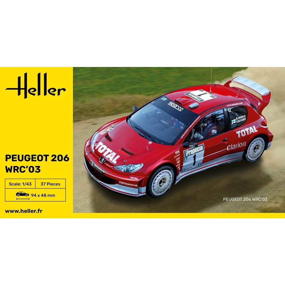 プラモデル :: 車 & バイク :: プジョー 206 WRC 2003