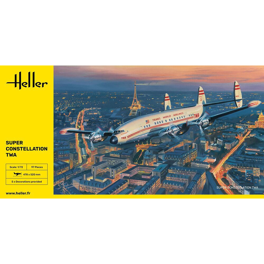 プラモデル :: 飛行機 :: L-1049 スーパー コンステレーション TWA