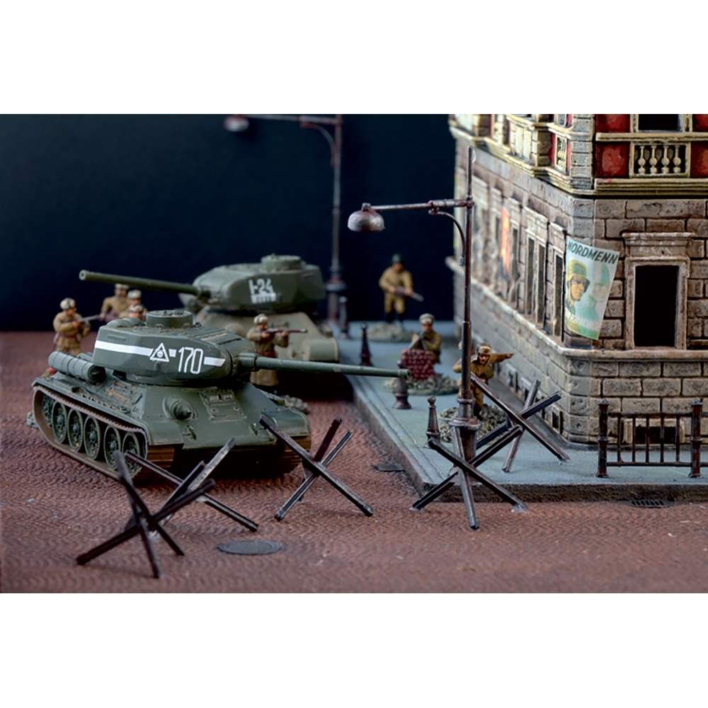 プラモデル :: その他 :: ベルリン市街戦1945 ジオラマセット