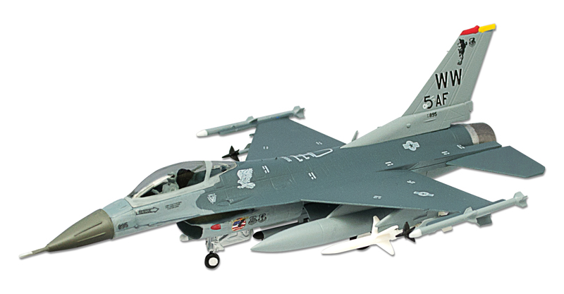 プラモデル :: 飛行機 :: ハイスペックシリーズ vol.1 F-16
