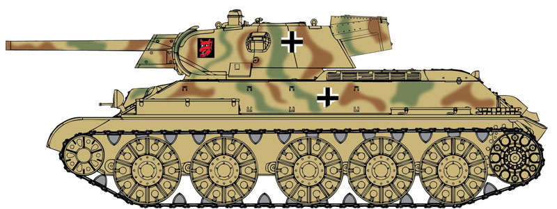 プラモデル :: 軍用車両 & 武器 :: WW.II ドイツ軍 鹵獲戦車 T-34 747