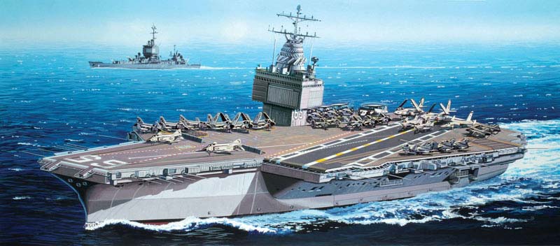 プラモデル :: 船 & 潜水艦 :: アメリカ海軍原子力空母 U.S.S.