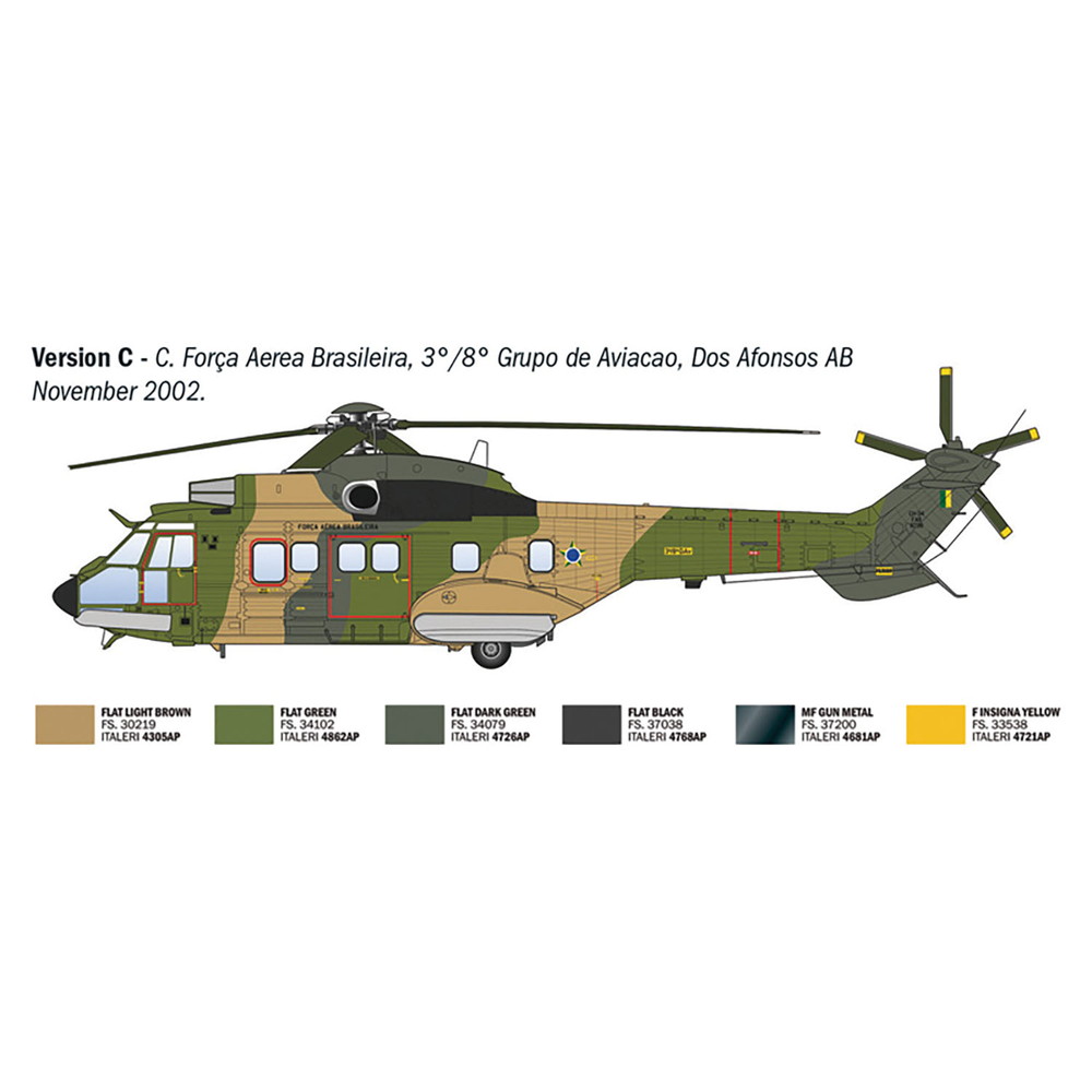 プラモデル :: 飛行機 :: AS332 スーパーピューマ ヘリコプター