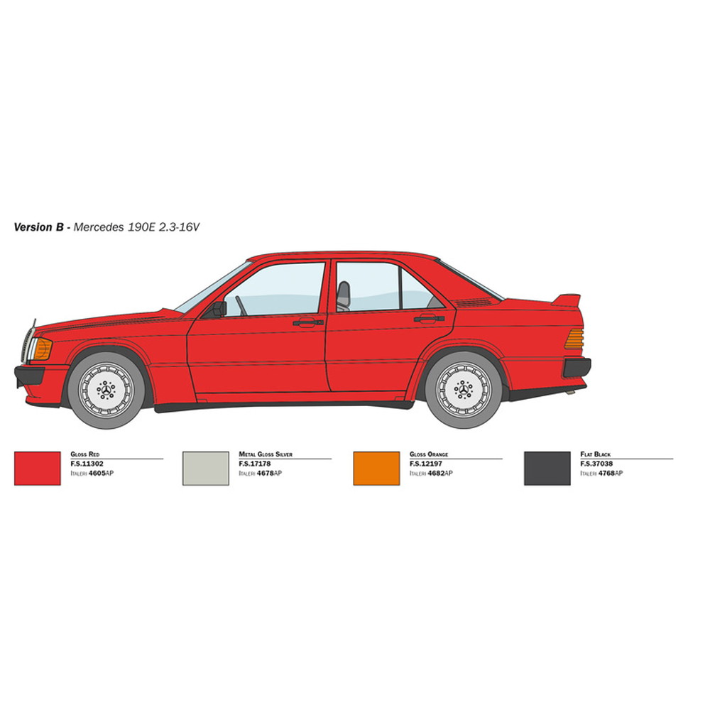 プラモデル :: 車 & バイク :: メルセデス・ベンツ 190E 2.3 16V/1984