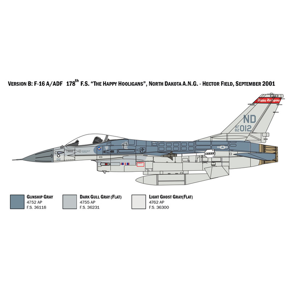 プラモデル :: 飛行機 :: F-16A/ADF/MLUファイティングファルコン 特別
